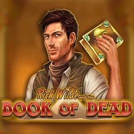 Book of Dead slot visual from Play'n GO available on igni-kasino.fi