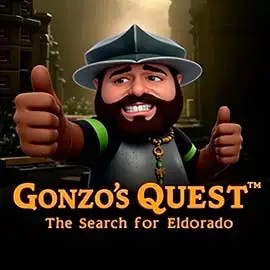 Gonzo's Quest online game logo by NetEnt on igni-kasino.fi